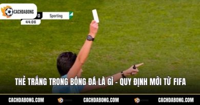 Thẻ Trắng Trong Bóng Đá Là Gì - Quy Định Mới Từ FIFA